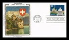 US COVER SWITZERLAND 700TH ANNIVERSARY FIRST DAY ISSUE COLORANO SILK CACHET