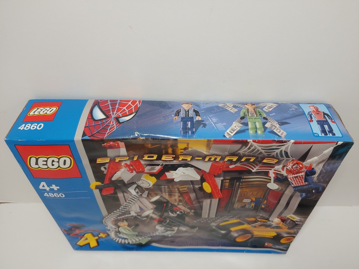 NEW OPENED BOX LEGO 4860 Spider-Man 2 Cafe Attack 2004 set