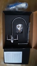 New & Boxed ABODE Orcus Aquifier Water Filter Stainless Steel Kitchen Mixer Tap.