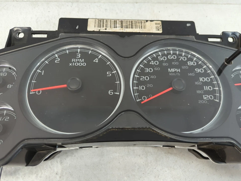 2007-2009 Chevrolet Avalanche Speedometer Instrument Cluster Gauges QZ11A - Image 3 of 4