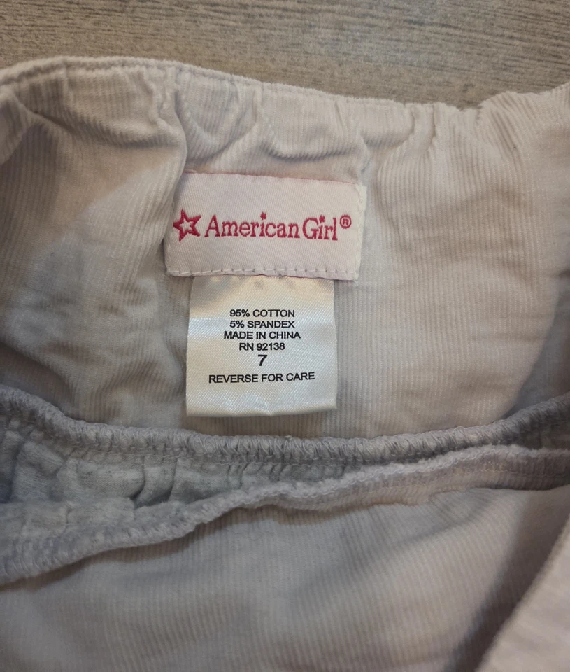Boneca American Girl ~ Saia MIA Meet tamanho MENINAS combinando tamanho 7 - Imagem 2 de 3