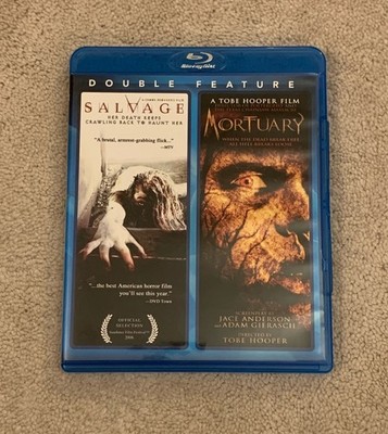 Salvage + Mortuary Double Feature Blu-Ray 2-Disc Set *Tested, Working*