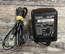 Genuine Canon CA-500B compact power adapter for various camcorders