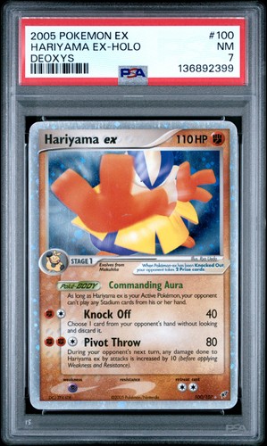 Hariyama ex graded PSA 7 for sale on eBay