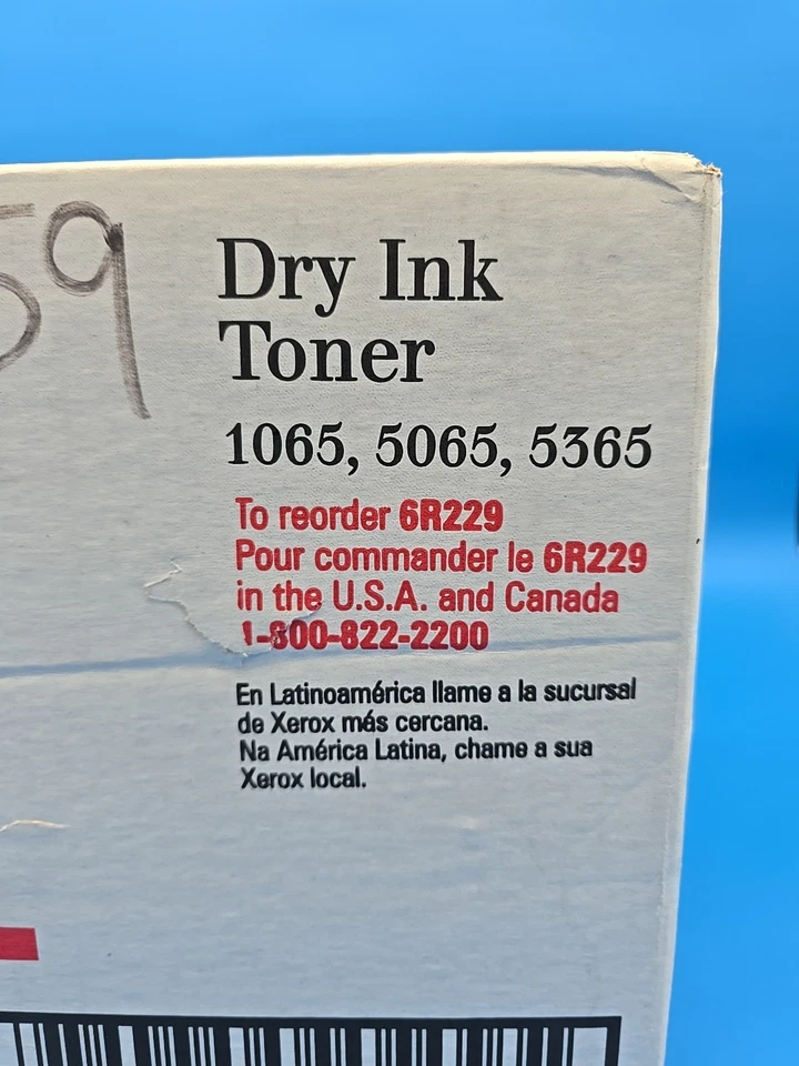 Tóner de tinta seca XEROX 6R229 1065 5065 5365 nuevo contiene 5 cartuchos  Foto 2 de 4
