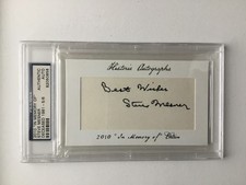 2010 Historic Cut 5/6 Steve Mesner PSA/DNA Certified Encased Auto