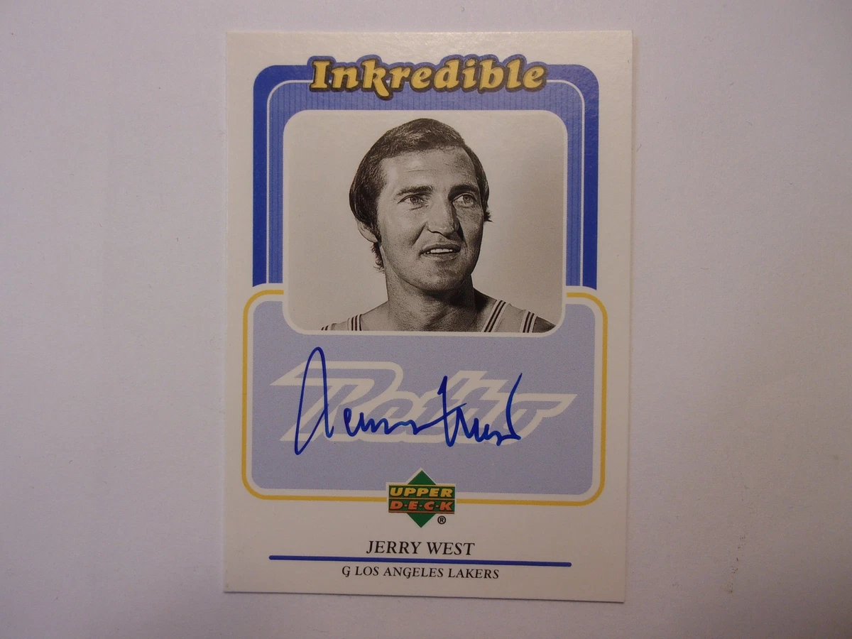 Upper Deck Jerry West Basketball Autographed Sports Trading Cards