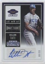 2015 Panini Contenders College Draft Ticket 90/99 Dillon Tate #2 Auto 8p8
