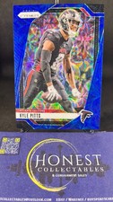 Kyle Pitts /14 (SP) - 2024 Panini Prizm Blue Scope Prizm SSP 6/14 #13