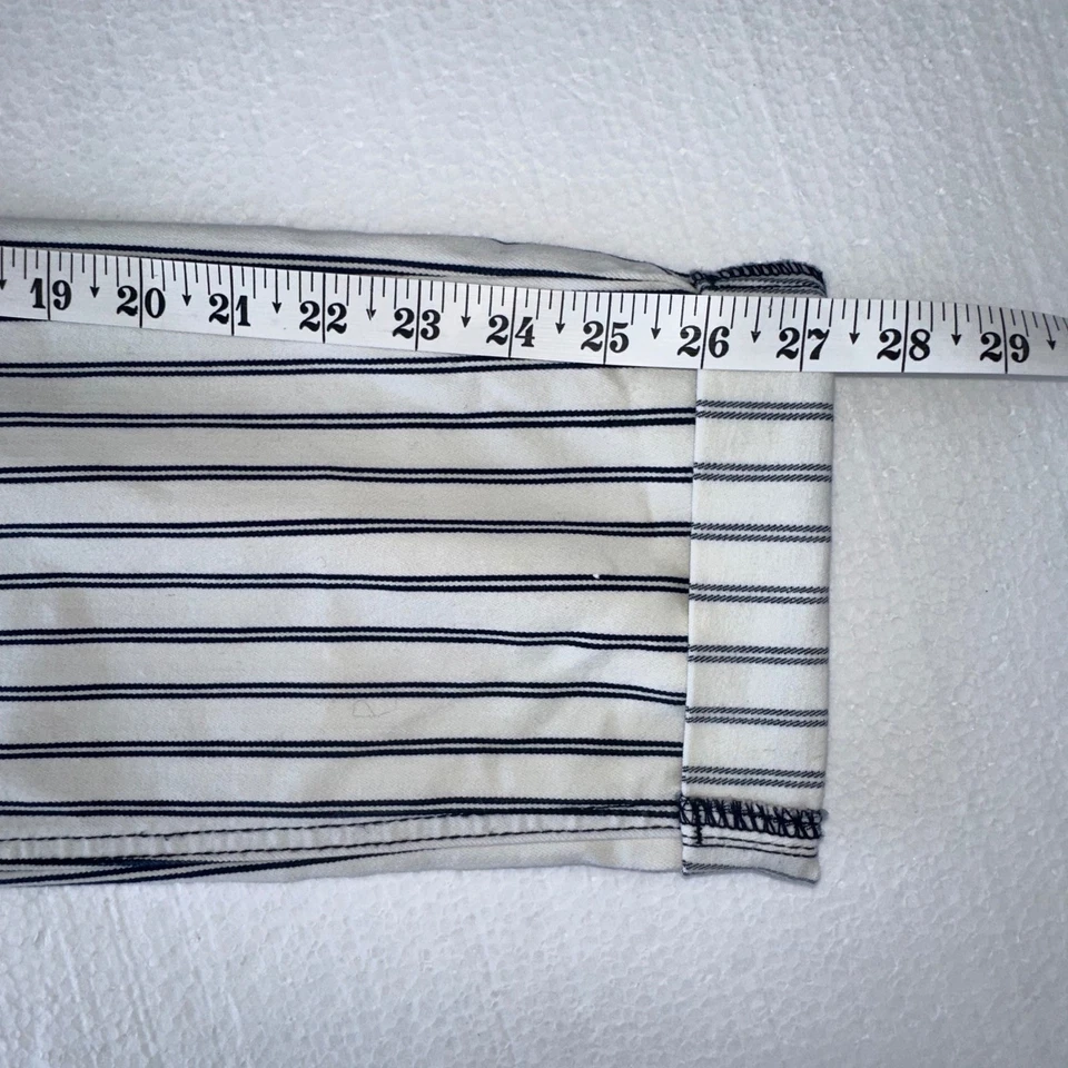 Mono vaquero Judy azul para mujer talla L blanco negro a rayas abotonadas nuevo con etiquetas elástico Foto 4 de 4