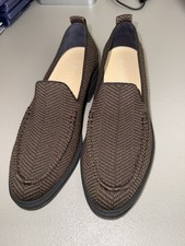 Rothy's The Lug Loafer Shoes Women's Size 5.5 Brown Merino Wool Knit Chunky