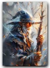 2026 Legendary Heroes of History & Myth Merlin, Legendary Wizard Trading Card