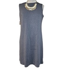 Calvin Klein Grey Sleeveless Shift Dress Size 6
