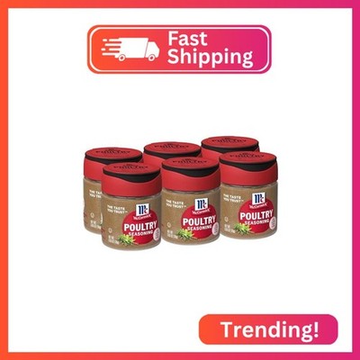 McCormick Poultry Seasoning, 0.65 oz (Pack of 6)