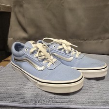 Vans Ward Little Girls Canva Skateboard Sneaker Size 5 Low Top Lace Up Shoes