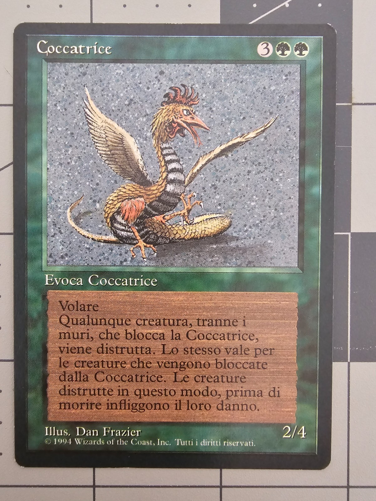 MTG ⭐ Revised Edition ⭐ Cockatrice ⭐ Vintage Legacy ⭐ Italian ⭐