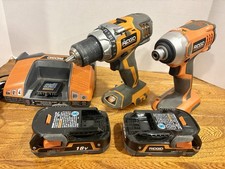 RIDGID 18V Brushless Cordless 2-Tool Combo Kit with Hammer Drill, Impact Driver
