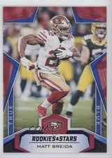 2019 Panini Rookies & Stars True Blue 26/49 Matt Breida #90 e6p