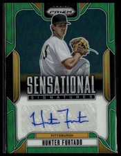 2025 Panini Prizm #SS-HF Hunter Furtado Sensational Signatures Green