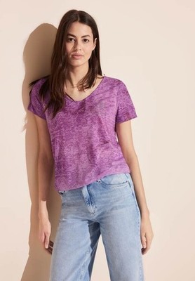 Street One Shirt Ausbrenner in der Farbe Magnolia Pink