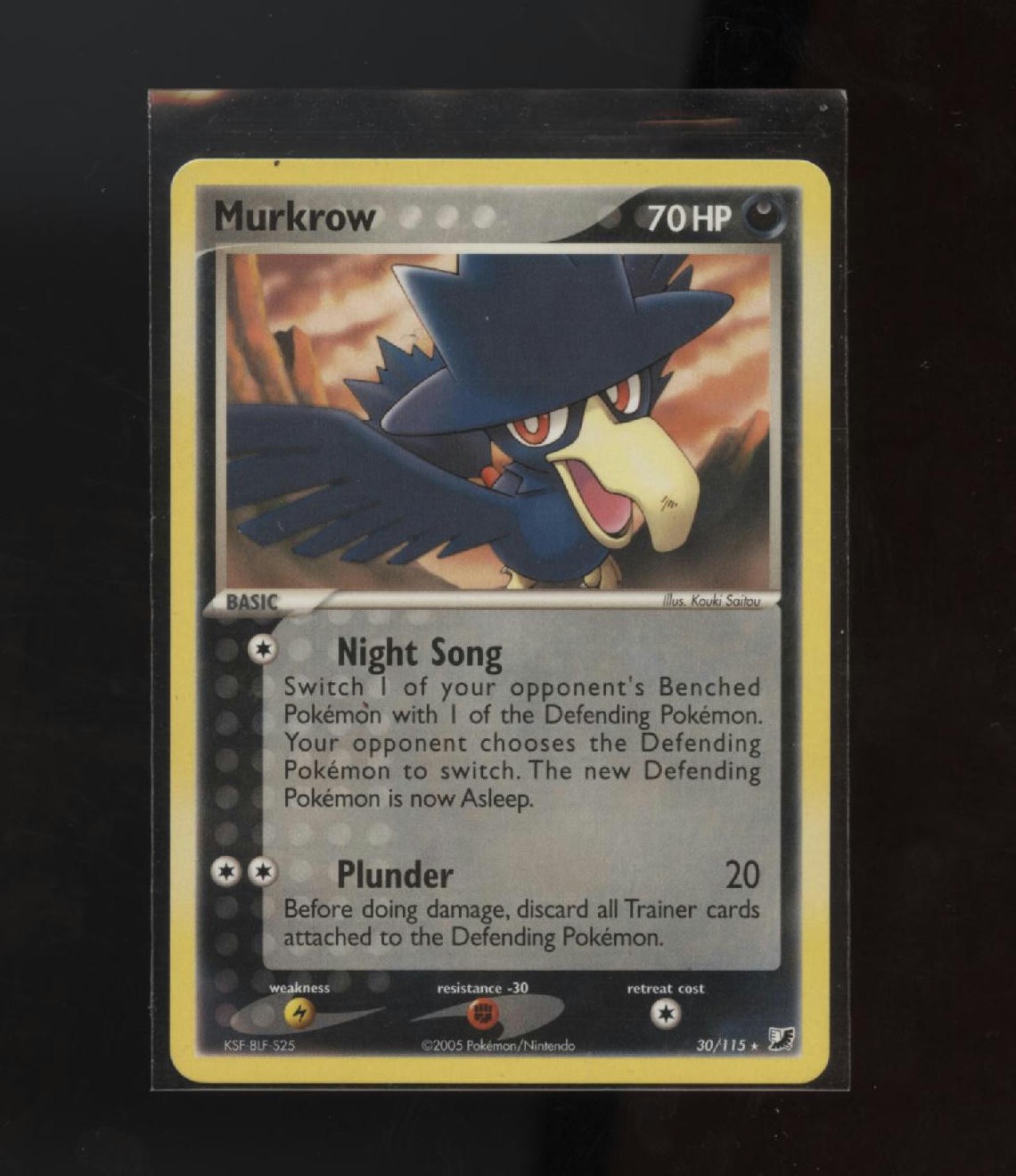 #30/115 Murkrow Unseen Forces Near Mint or Better