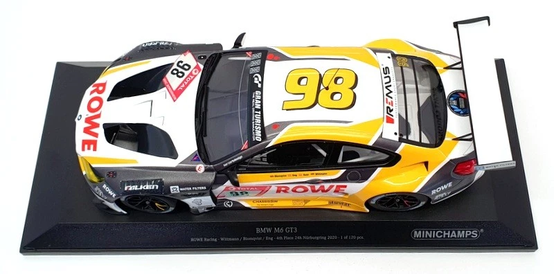 Minichamps 1/18 Scale 155 202698 - 2020 BMW M6 GT3 #98 Wittmann/Blomqvist/Eng - Image 3 of 4