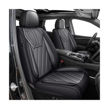 Front Car Seat Covers Fit for Toyota Highlander 2007-2026: Waterproof Faux Le...