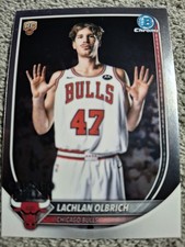 2025 Topps Bowman Chrome Basketball Lachlan Olbtich Chrome Rc