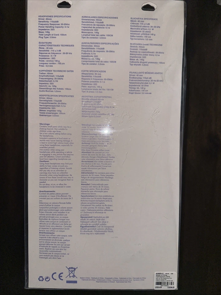 Nuevos Auriculares Claire’s Piel Sintética Lentejuelas Orejas de Conejo Rosa Foto 2 de 4