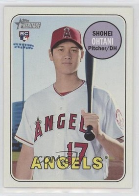 2018 Topps Heritage High Number Trade Variation SP Shohei Ohtani Rookie RC i6e
