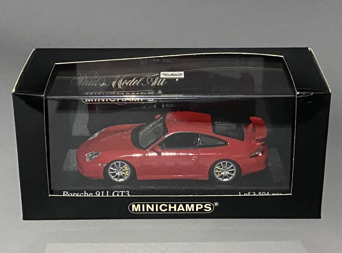 Minichamps 1/43 Porsche 911 996 Gt3 Indischrot Indian Red