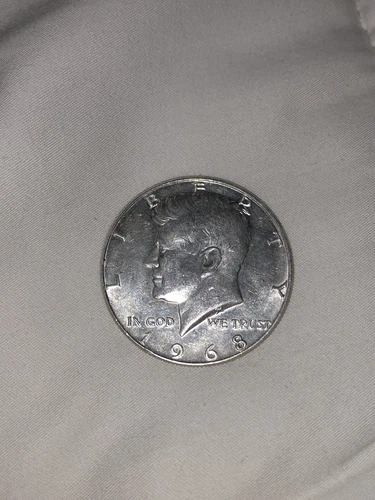 1968 Uncirculated Kennedy Half Dollar Roll , 40% Silver