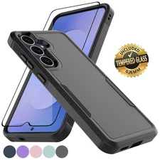 For Samsung Galaxy S25 FE Case Phone Cover Shockproof Rugged + Screen Protector