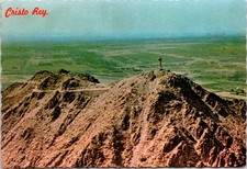 Cristo Rey Christ Rockies El Paso Texas Postcard C291