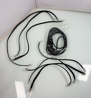 8pc Lego OEM Mindstorms EV3 NXT Connector Cable Parts Lot - Mixed Lengths Pieces