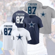 SALE ITEM! Jake Ferguson #87 Dallas Cowboys 2025 Name & Number Fan Gifts