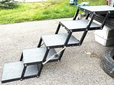 PET LOADER XL PLX-5 29" - 40" 250lb RATED 5-STEP FOLD UP DOG STAIRS EASY CARRY