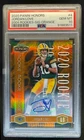 2020 Panini Honors Jordan Love 2004 Rookies Signatures Orange Auto #21/25 PSA 10