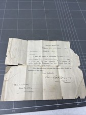 VINTAGE EDUCATION DEPARTMENT LETTER 1929 TOTTENHAM SCHOOL 3890 EVANS