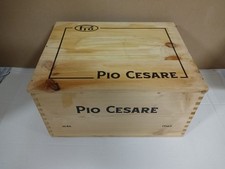 SCATOLA DI LEGNO DA 6 BOTTIGLIE PIO CESARE BARBARESCO IL BRICCO 2000 (NO VINO)