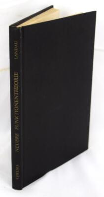 1946 Presentation & Justification Results Function Theory Edmund Landau German