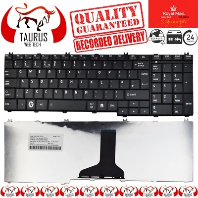Nuovo Toshiba Satellite L755 L755D L750D L750 L770D serie Regno Unito tastiera layout