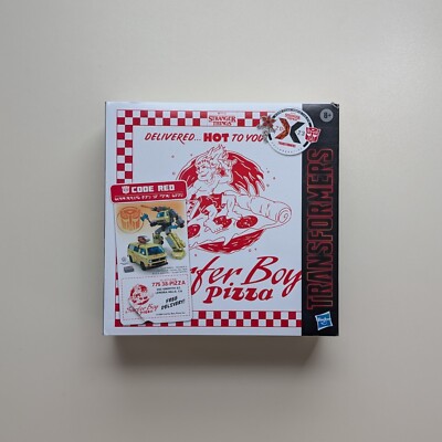 Transformers X Stranger Things Collaborative Code Red F7139 New