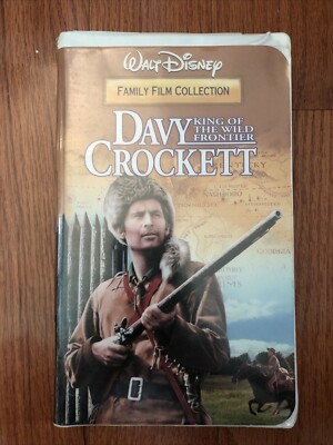 Davy Crockett - King Of The Wild Frontier VHS -Disney Classic