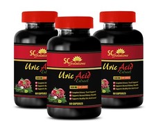 Antioxidant vitamins - URIC ACID FORMULA - urinary flow - 3 Bottles