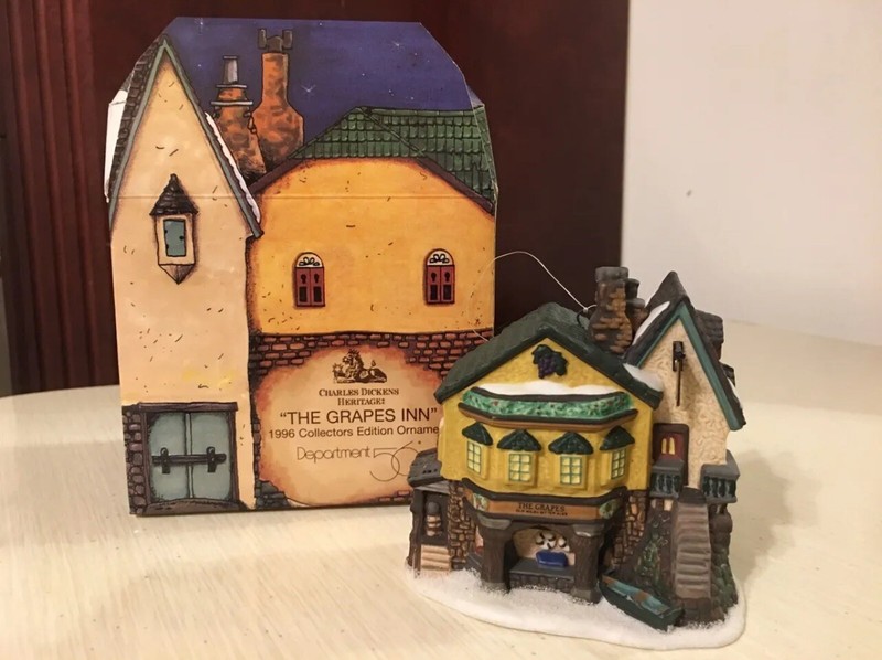 Dept. 56 Dickens Village The Grapes Inn Ornament 1996