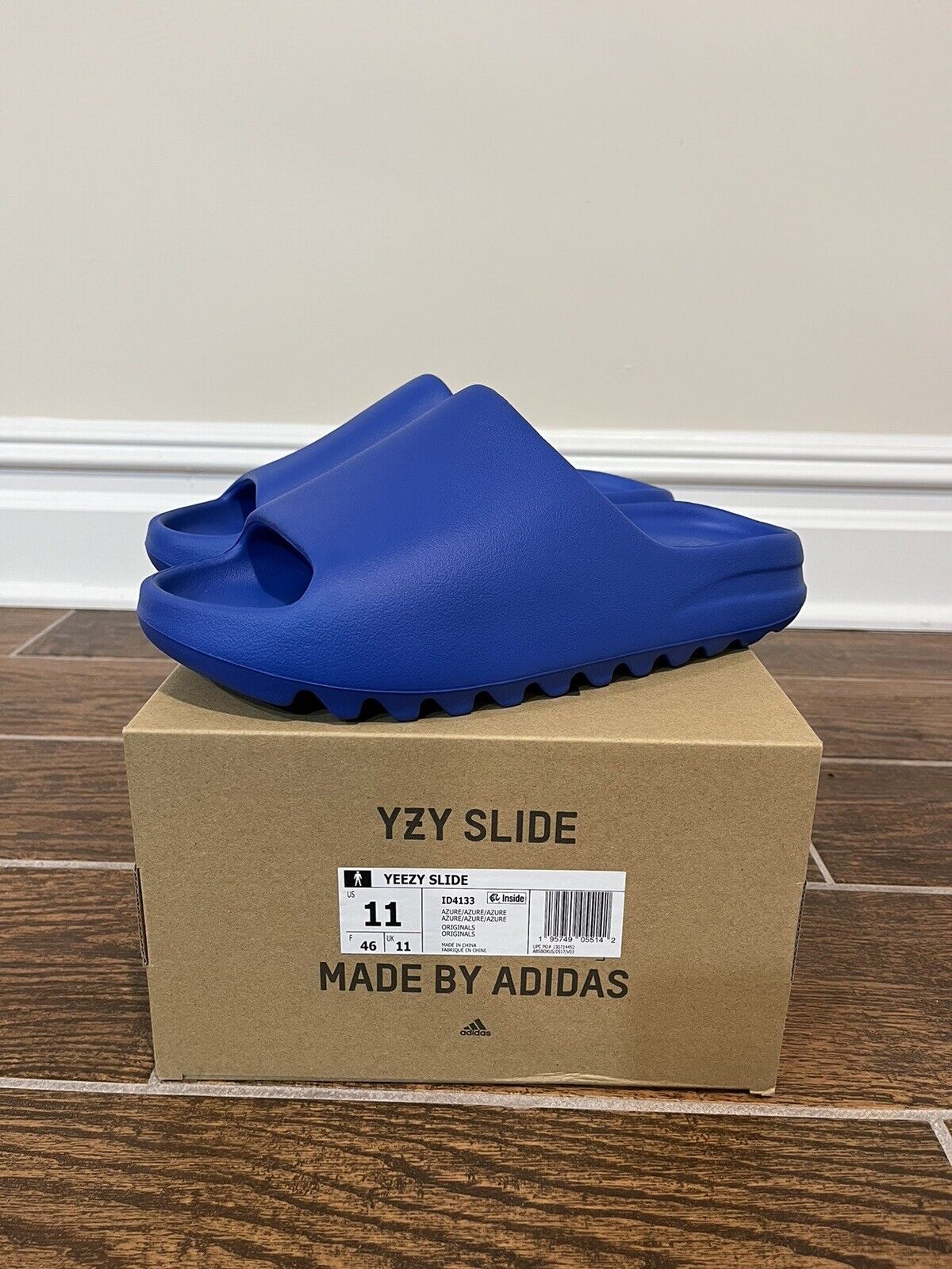 NEW Adidas Yeezy Slide Azure Blue • Size 11