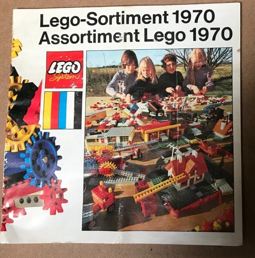 ORIGINAL LEGO CATALOGUE 1970 LEGO-SORTIMENT ASSORTIMENT LEGO 1970