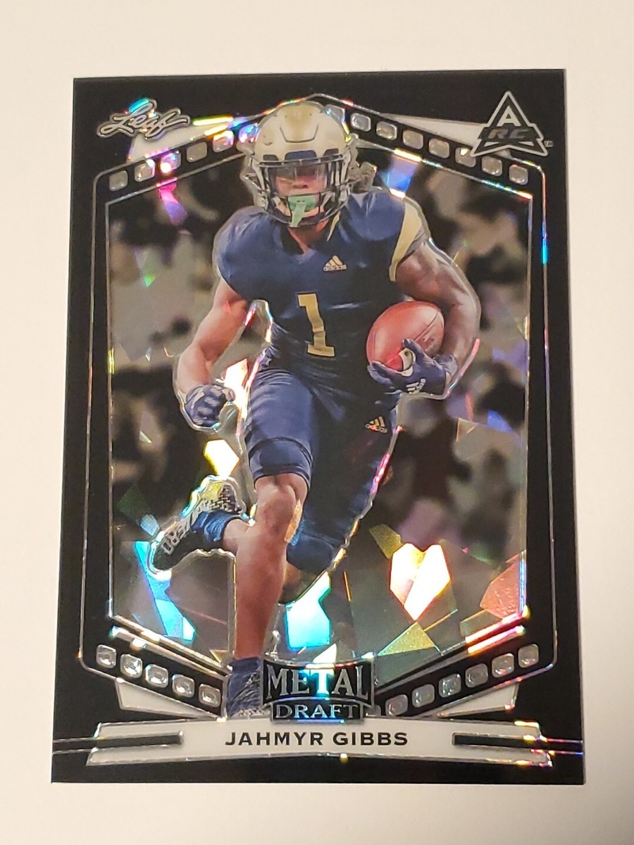 2022 Leaf Metal Draft Black Refractor- Rookie RC- Jahmyr Gibbs