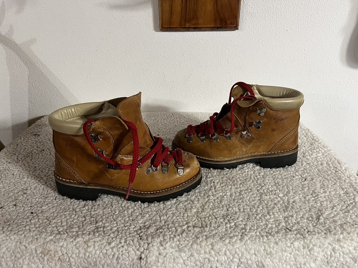 Vintage Leather Land Rover Mountaineering Hiking Boots Shoes Vibram Soles Size 9 land rover boots products for sale | eBay main image 3